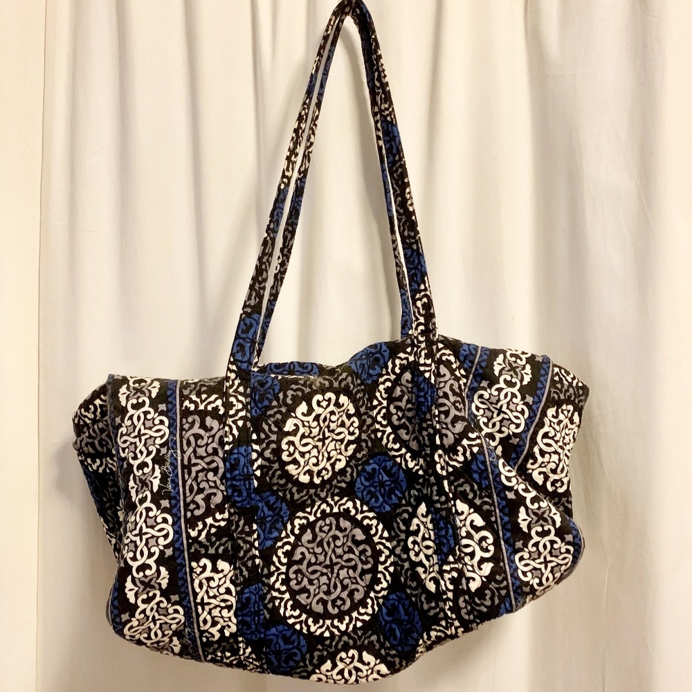 Vera Bradley Large Duffel Canterberry Cobalt